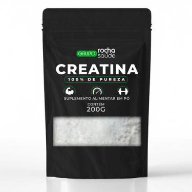 Imagem de Creatina 100% Pura Monohidratada 200g Com Laudo De Qualidade - Grupo R