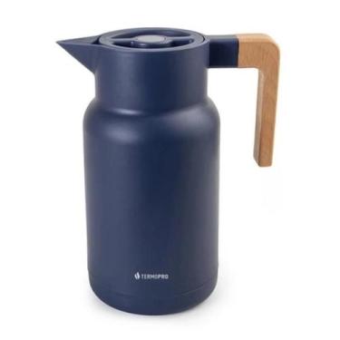 Imagem de Garrafa Térmica Wood Fashion Azul1 L Termopro