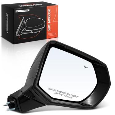 Imagem de A-Premium Espelho retrovisor elétrico do lado do passageiro - compatível com Chevrolet Tahoe, Suburban e GMC Yukon, Yukon XL 2021-2024 - Espelho retrovisor externo externo dobrável manual aquecido com