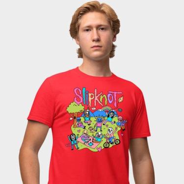 Imagem de Camisa Camiseta Genuine Grit Masculina Estampada Algodão 30.1 Slipknot