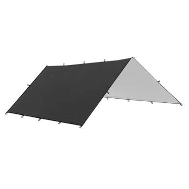 Imagem de Tecada de Barraca de Acampamento, Copa de Tenda de Impermeabilização para Piquenique para Festas Ao Ar Livre, Acampamento Multifuncional à Prova de Sol da Chuva Com Unhas Moídas (L)
