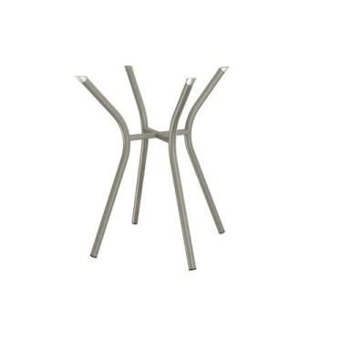 Imagem de Base Mesa de Jantar Sardenha M086 Aço s/ Tampo Niquel - Kappesberg