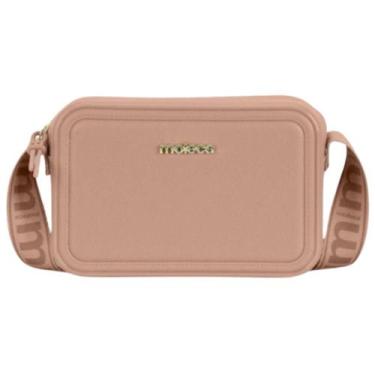 Imagem de Bolsa Moleca Transversal Pequena Alça Larga Feminina Nude, UN, Nude
