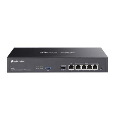 Imagem de TP-Link Roteador VPN Gigabit com fio ER7406, gateway omada, multi-WAN, roteador de rede firewall DPI/IPS/IDS, montagem em rack, equilíbrio de carga, Wireguard VPN/OpenVPN, proteção contra raios