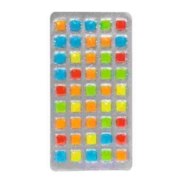 Imagem de Mini Goma de Mascar Danclets Sabor Tutti Frutti com 45 unidades