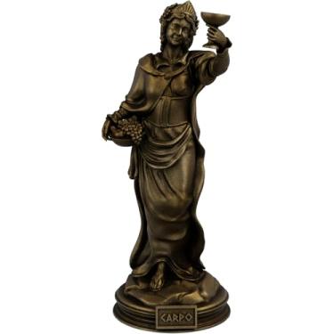 Imagem de Estátua Carpo Deusa Grega do Outono - Horas (Cor Ouro Velho)