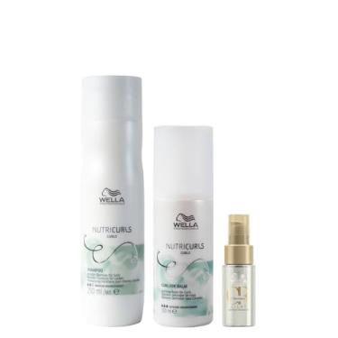 Imagem de KIT WELLA PRO NUTRICURLS SH250+LV150+OL LG30
