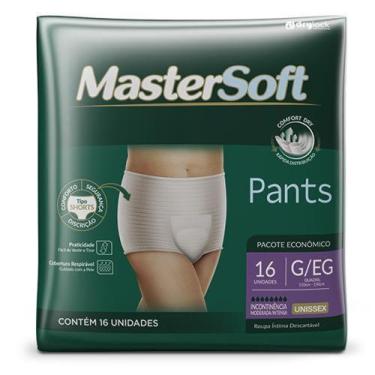 Imagem de Fralda Geriatrica Mastersoft Pants Econômico Unissex G/EG - 16 Unidade
