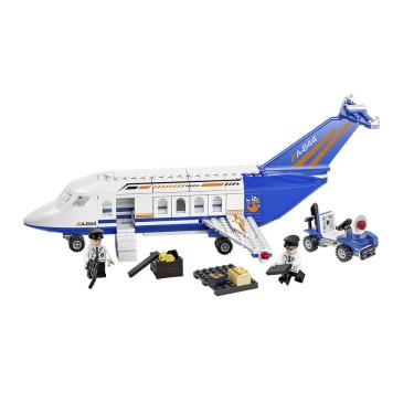 Imagem de Bloco de Montar Avião Executivo 213 Peças - brink+