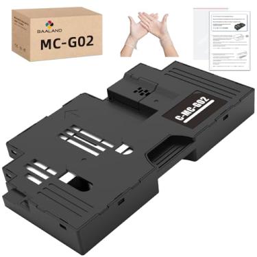 Imagem de Cartucho de manutenção MC-G02 para impressora Canon Pixma G620 G3260 G1220 G2160 G3160 G2260 G3360 G1420 G2420, alta capacidade, chip novo (MCG02 MC-G02 Caixa de manutenção)