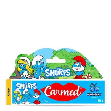 Imagem de Hidratante Labial Smurfs Carmed Blueberry Bisnaga Incolor