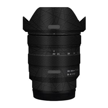 Imagem de Película protetora para lente de câmera, película protetora, decalque para Tamron 20-40 mm F2.8 adequado para Sony Mount 20-40 F 2.8 (cruz ultra preta)