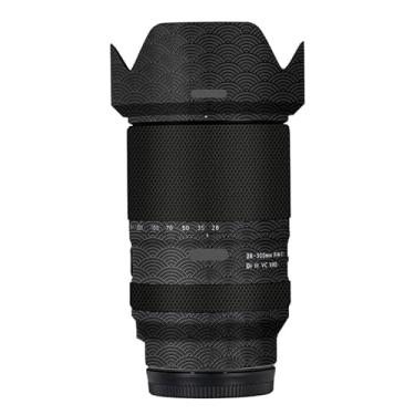 Imagem de Adesivo de lente de câmera antiarranhões para Tamron 28-300mm F4-7.1 adequado para Sony Mount Coat Wrap película protetora película protetora capa 28-300 F4-7.1 (nuvens uspiciosas preta)