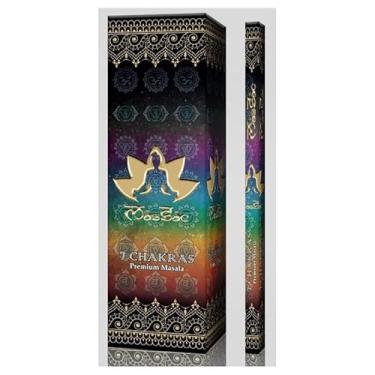 Imagem de Kit de Incensos 7 Chakras, 12 Unidades, Equilíbrio e Harmonia
