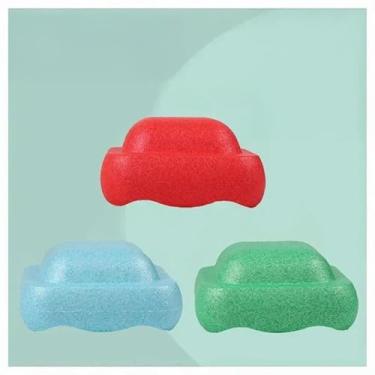 Imagem de Pedras de Equilíbrio Educativo Antiderrapantes para Crianças, Treinamento de Equilibrio, Brinquedos Sensoriais, Pista de Obstáculos, Jogo de Coordenação para Crianças (3 Pedras - Vermelho, Azul e Verde)