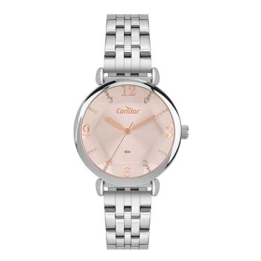 Imagem de Relógio Condor Feminino Elegante Prata - CO2035NTS/4J