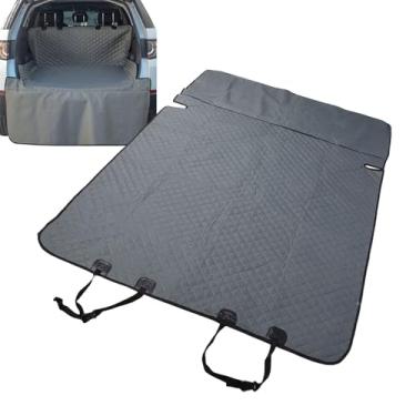 Imagem de Asixxsix Tampa do Assento do Carro para Cachorro, 53,15 X 78,74 Polegadas à Prova D'água à Prova de Scratch SUV Cargo Liner para Cães, Não Deslize o Oxford Cover Cover de Pet -tear de (Cinza)