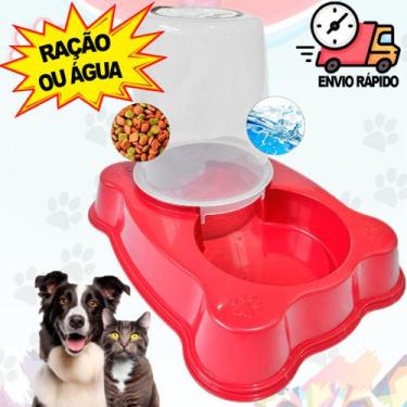 Imagem de Comedouro Bebedouro Para Cachorro Gato 1,5 Litros Para Ração ou Água V