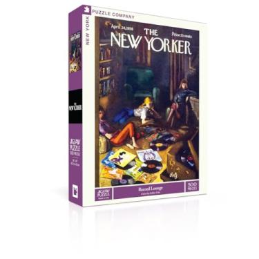 Imagem de New York Puzzle Company - New Yorker Record Lounge - Quebra-cabeça de 500 peças para adultos por Arthur Getz