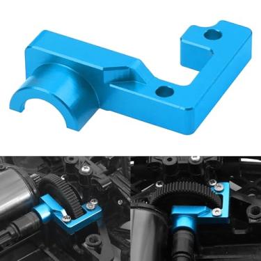 Imagem de ShareGoo Aluminum Open-Ended Gearbox Cover Metal Shaft Bearing Holder Compatible with Tamiya TT02 1/10 RC Car Upgrade Parts (Blue)