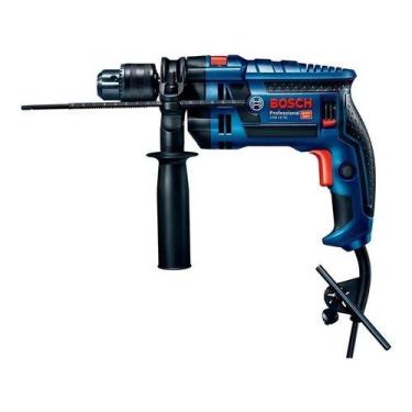 Imagem de Furadeira De Impacto  Parafusadeira Gsb 16 Re Bosch 750w, Azul, 110V