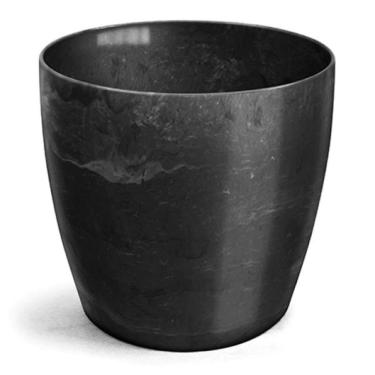 Imagem de Vaso Cachepô elegance redondo mini preto onix