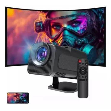 Imagem de Projetor Android 13 HY320 com Processador Rápido, HDMI Bluetooth Wi-Fi