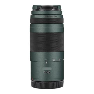 Imagem de Adesivo para lente de câmera 75-300 4-5.6 Película protetora para Canon RF 75-300 mm F4-5.6 (verde turquesa)