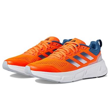 Imagem de adidas Questar Tênis de Corrida Masculino, Laranja impacto/aço maravilha / cinza Dash, 13