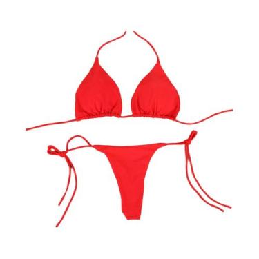 Imagem de Conjunto De Biquíni Feminino Sexy Push-up Acolchoado, Tanga De Verão, 