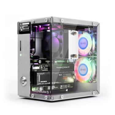 Imagem de Mini capa para PC SunFounder Pironman 5 NVMe M.2 SSD Raspberry Pi 5