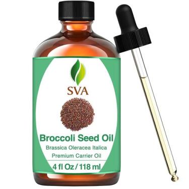 Imagem de Óleo de semente de brócolis SVA 120mL 100% natural prensado a frio - S