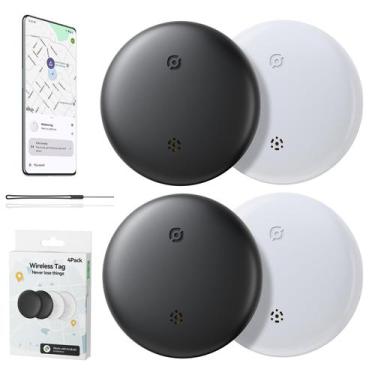 Imagem de Smart Tracker Tags Air Tag para Android pacote com 4 à prova d'água - 