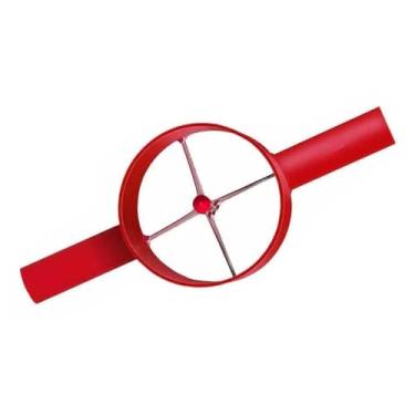 Imagem de Generic Divisor de bambu manual com comprimento de 33 cm, acessório para jardinagem, divisor de bambu versátil com diâmetro de 5 polegadas, 4 Cortes