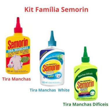 Imagem de Kit Familía Semorin Tira Manchas White Maxi e o Original NFe