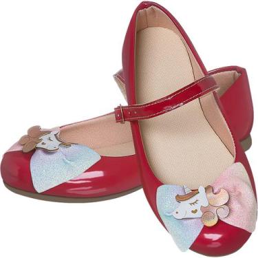 Imagem de Sapatilha Feminina Infantil Juvenil Antiderrapante Social Unicornio - 