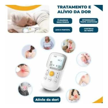 Imagem de Tens Eletroestimulador Massageador Alivio Da Dor Com Registro Anvisa -