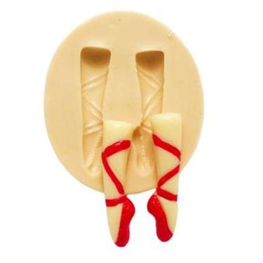 Imagem de Molde de silicone mini sapatilha para decorar f398 - CM