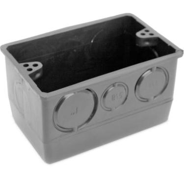 Imagem de Caixa de Luz 4x2 Automação Prolongada Tuboline - Kit 30 Peças, Cinza