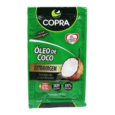 Imagem de Sachê Óleo De Coco Extra Virgem 15ml - Copra