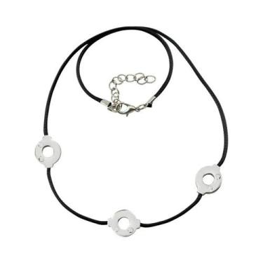 Imagem de Colar De Anime Uchiha Itachi Em Aço Titânio Com 3 Laços, Choker Cospla