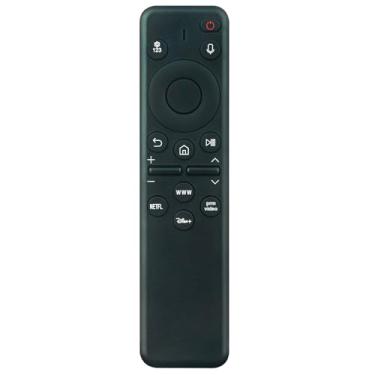 Imagem de Controle remoto de substituição para TV por voz BN59-01432J compatível com Samsung TV QN65QN85CAFXZA QN43Q60CAFXZA QN50QN90CAFXZA QN65S90CAFXZA UN50CU8000FXZA QN75QN900CFXZA QN6666XZA 5Q70CAA FXZA
