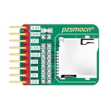 Imagem de pzsmocn Adaptador De Leitor Cartão Memória Micro-Sd/Tf Com Soquete (2 Peças) Compatível Raspberry Pi E Placa Arduino. Para Casas Inteligentes, Escritórios, Impressoras 3D Robôs Interativos.