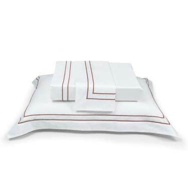 Imagem de FRONHA PREMIUM HARMONIOUSTERRACOTTA - CETIM 300 FIOS - 50X90