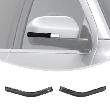 Imagem de Linskip Capas de seta compatíveis com Ford Expedition 2018-2024, conjunto de decoração de proteção de luz de marcador de espelho lateral para acessórios externos de expedição (fumaça escura)