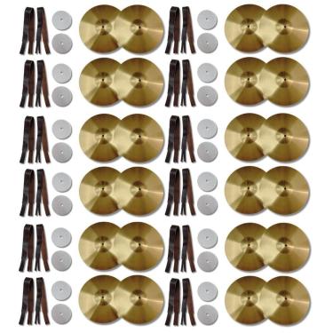 Imagem de Kit 12 Par Prato 14 Marcial C. Ibanez + 12 Par Alça Couro