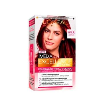 Imagem de Tintura Imédia Vermelho Magníficos 4466 Vermelho Profundo - Imedia