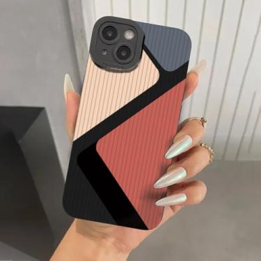 Imagem de MVVKKY Capa de silicone com padrão granulado vintage para Redmi 12 4G (para Redmi 12 4G/3)