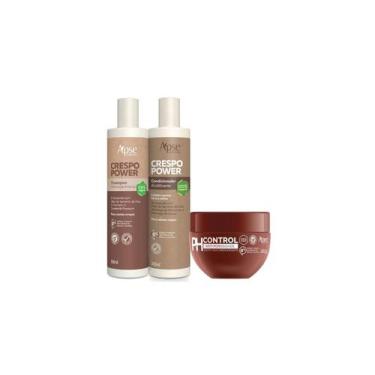 Imagem de Kit Crespo Power Apse Sh Cond Mascara Ph Control 300g