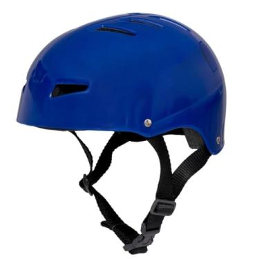 Imagem de Capacete Profissional para Skate Bike Patins Patinete Bmx Bike Eletrica etc Unissex (AZUL MARINHO,PP)